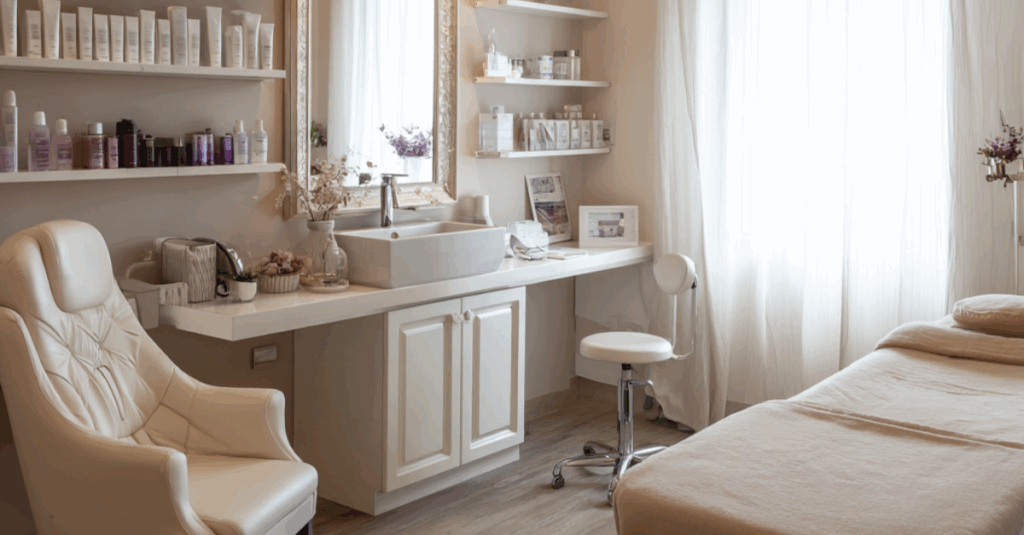 photo interieur salon esthétique