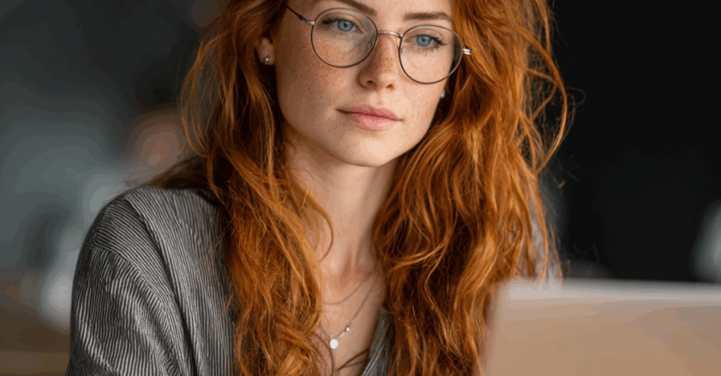 Femme coach devant son ordinateur en train de planifier sa stratégie digitale