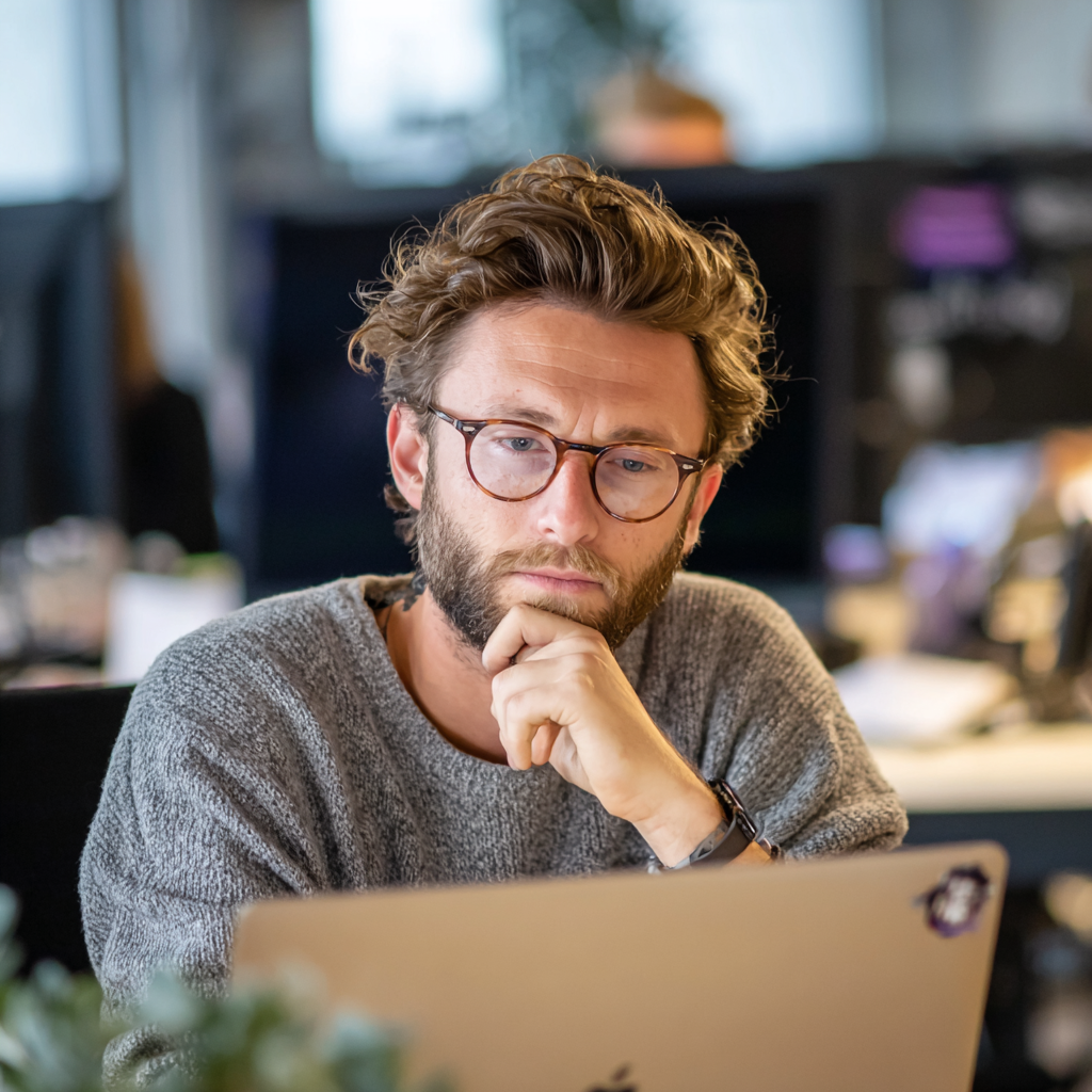 coaching CSM Homme sur son ordinateur