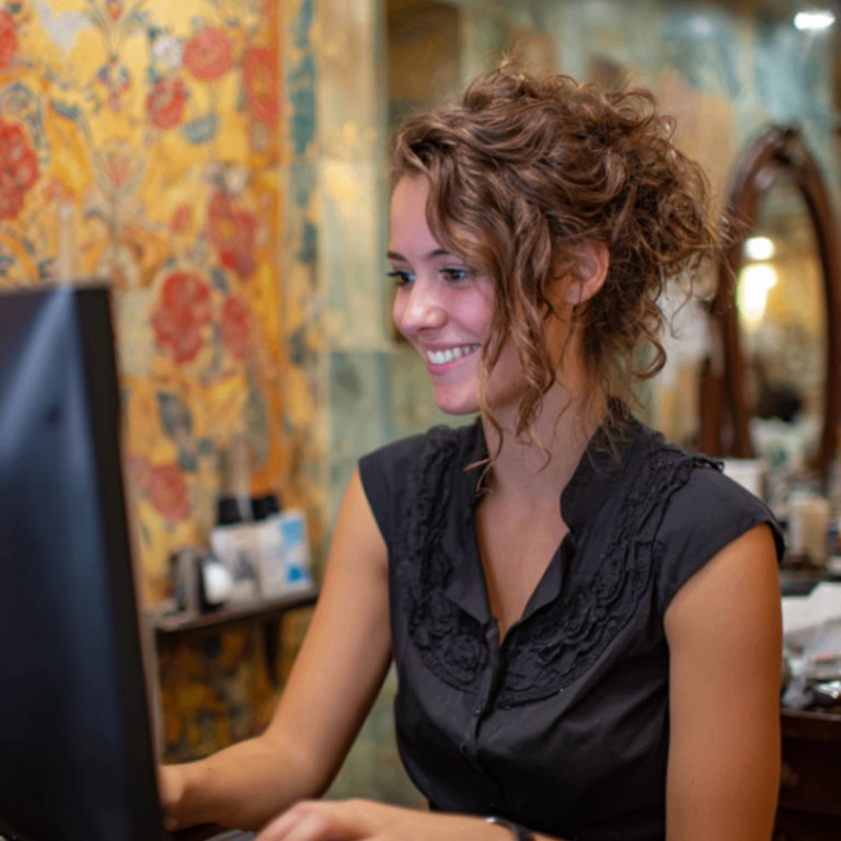 Interface Google Ads configurée pour salon de coiffure avec campagnes publicitaires ciblant nouveaux clients qualifiés